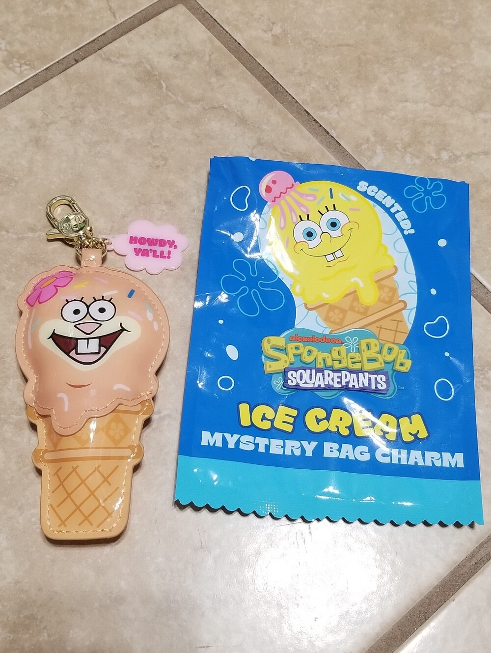 Whatever! SpongeBob SquarePants Ice Cream Mystery Bag Charm: Sandy